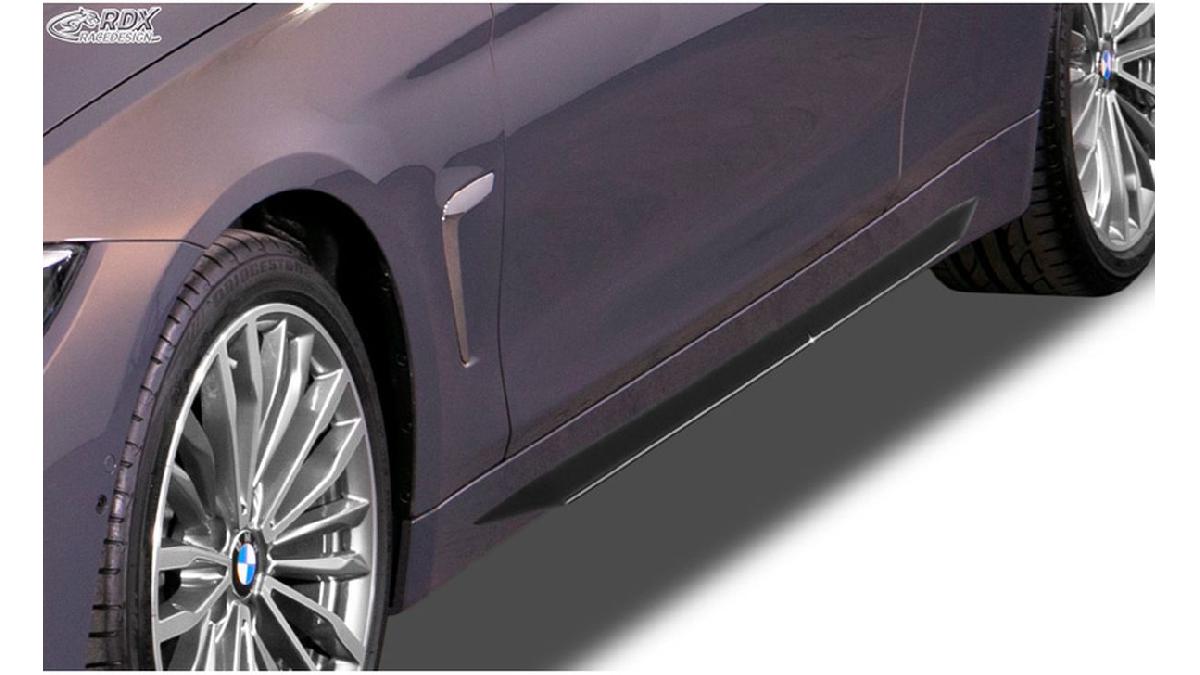 Jupes+lat%C3%A9rales+%27Slim%27+sur+mesure+pour+BMW+S%C3%A9rie+4+F32%2FF33%2FF36+%28ABS+noir+luisant%29